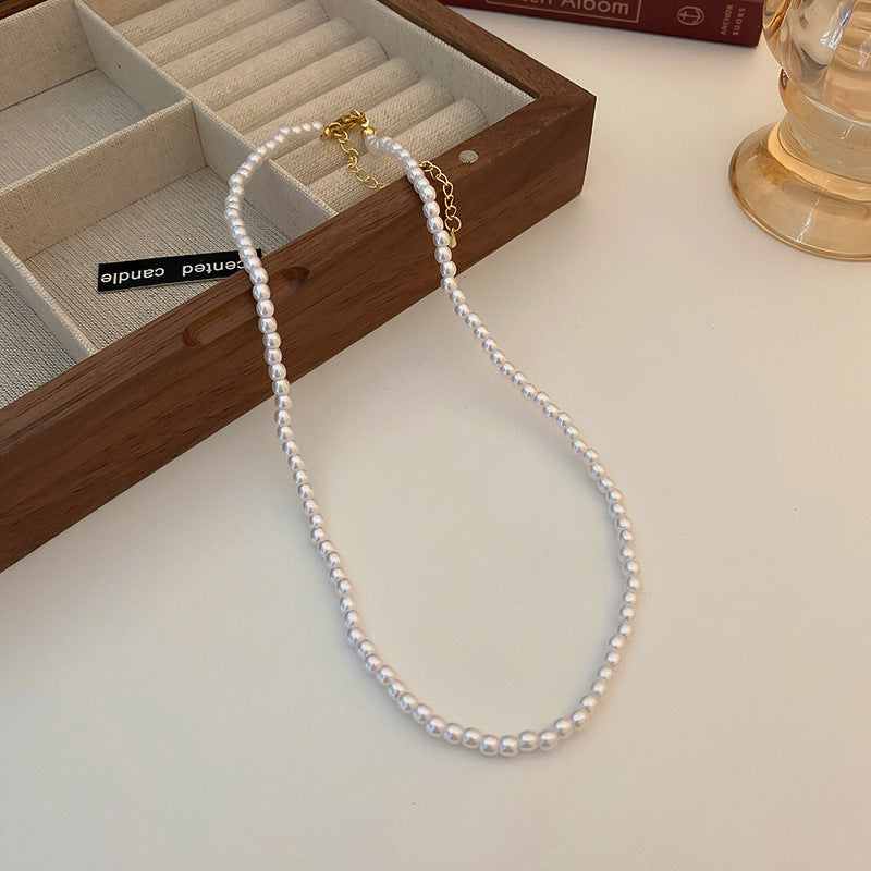Women's French Retro Large Pearl Style Fashion Graceful Personality Clavicle Necklaces