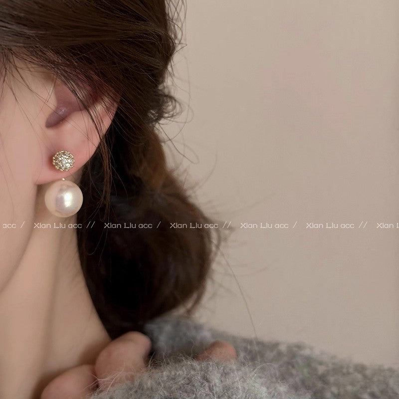Women's Style For Pearl High-grade Unique Light Earrings
