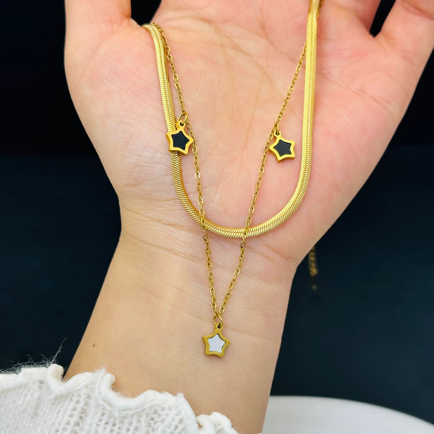 Women's Gold Light Luxury Design Simple Korean Necklaces