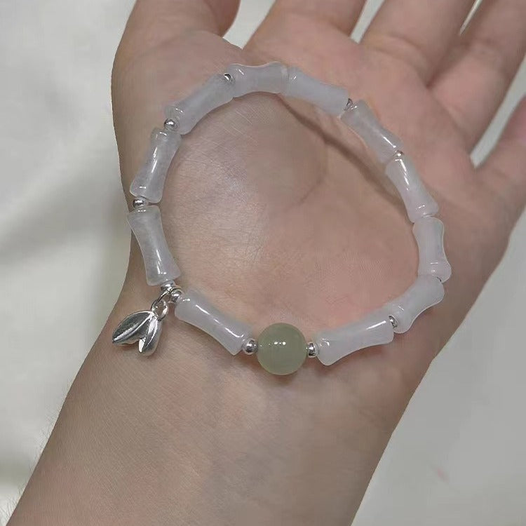 Chinese Style Bamboo Leaf Design Ancient Personality Fashion Bracelet
