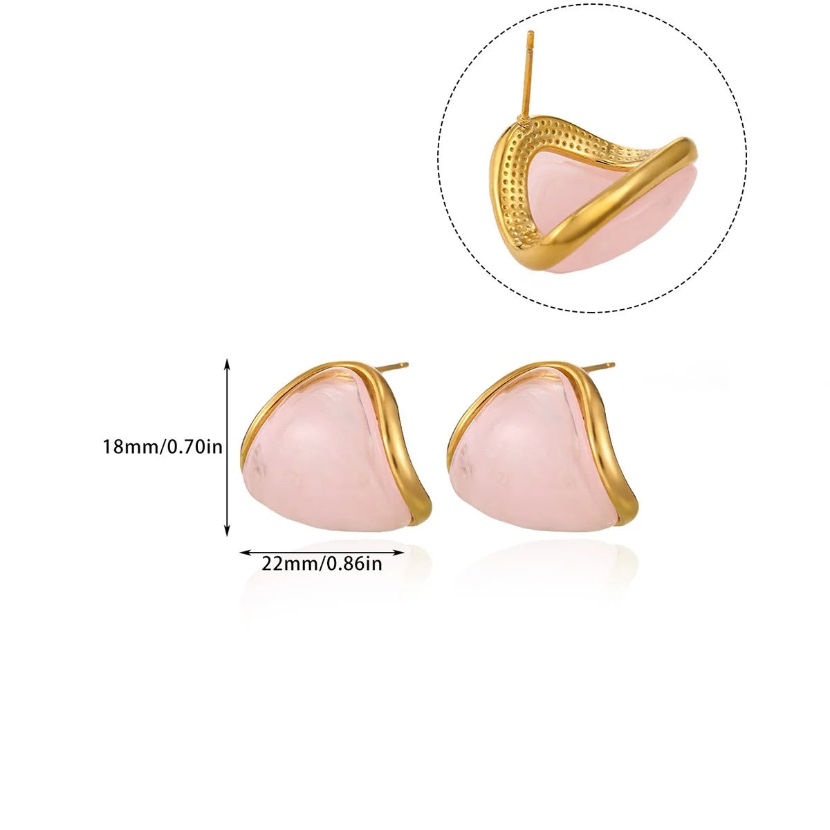 Women's Unique Geometric Retro Minority High-grade Simple Stud Earrings
