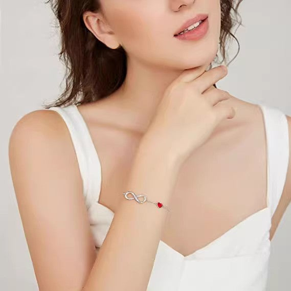 Women's Shiny Symbol Heart-shaped Simple Fashion Unlimited Number Bracelet