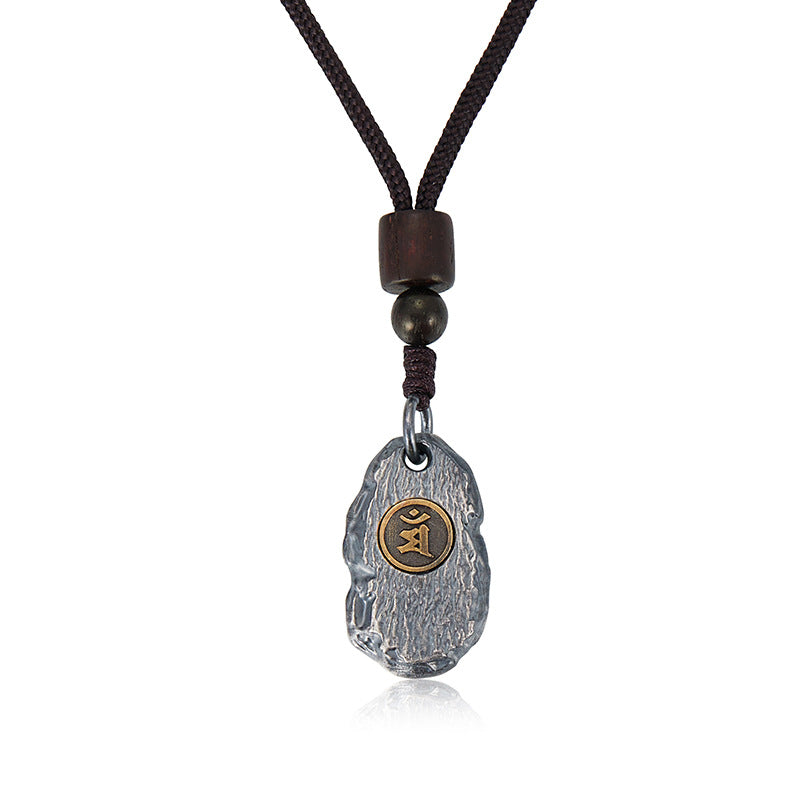 Women's & Men's Zodiac Buddha Thai Sier Retro Distressed Pendants