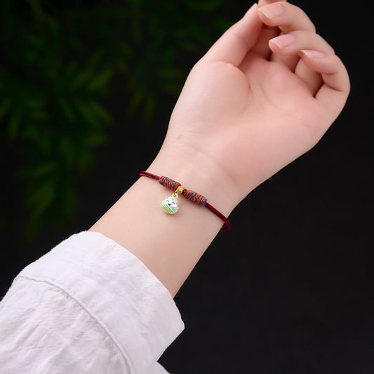 Children's Colorful Little Fat Fu Hand-woven May Gift Braided Bracelet