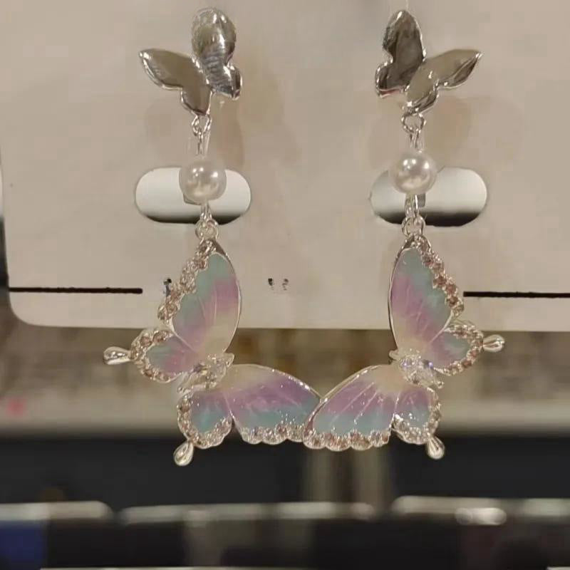 Butterfly Pearl Temperament Entry Lux Niche Advanced Bracelets