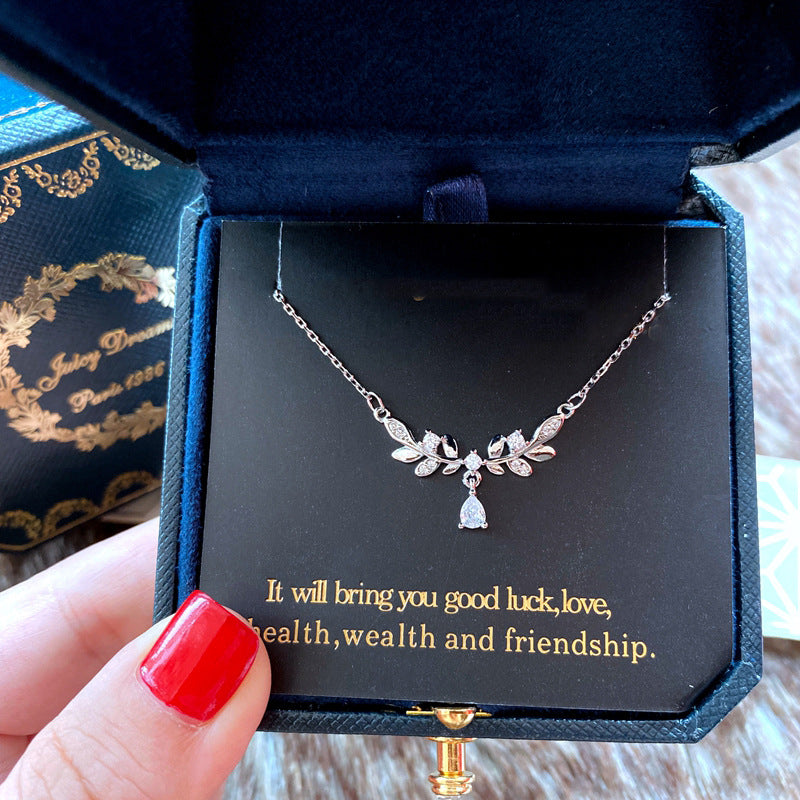 Goddess Female Style Light Luxury Minority Temperament Little Prince Wheat Necklaces