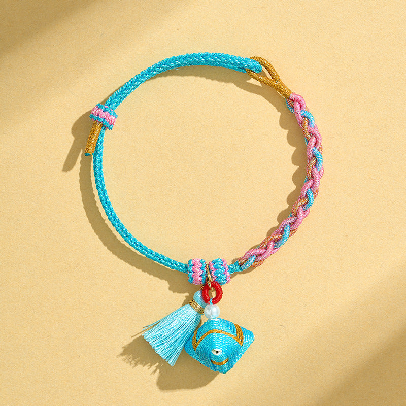 Children's Dragon Boat Festival Colorful Rope Hand-woven Small Bracelets