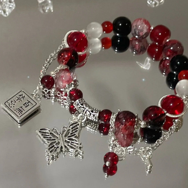 Derived Stray Two-dimensional Celebrity Impression Beaded Personality Bracelet