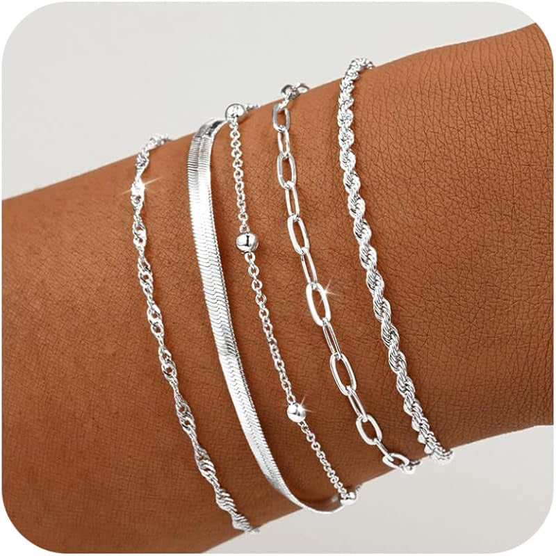 Classy Comfortable Of Personalized Alloy Combination Bracelets
