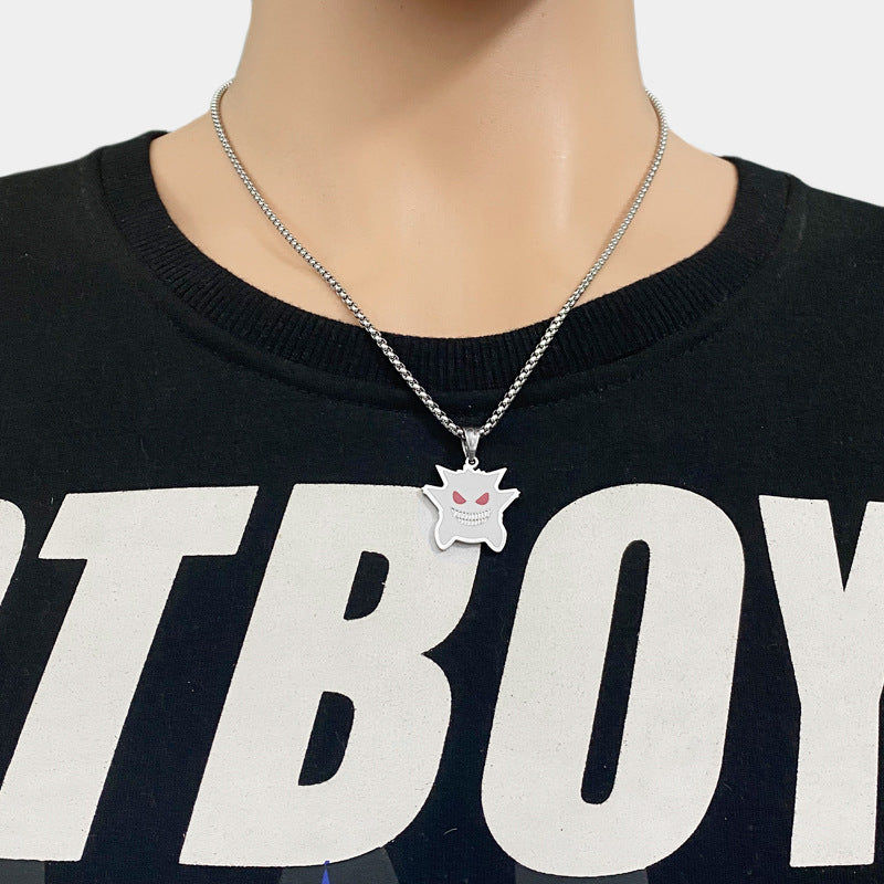 Street Korean Creative Couple Sweater Chain Pendants