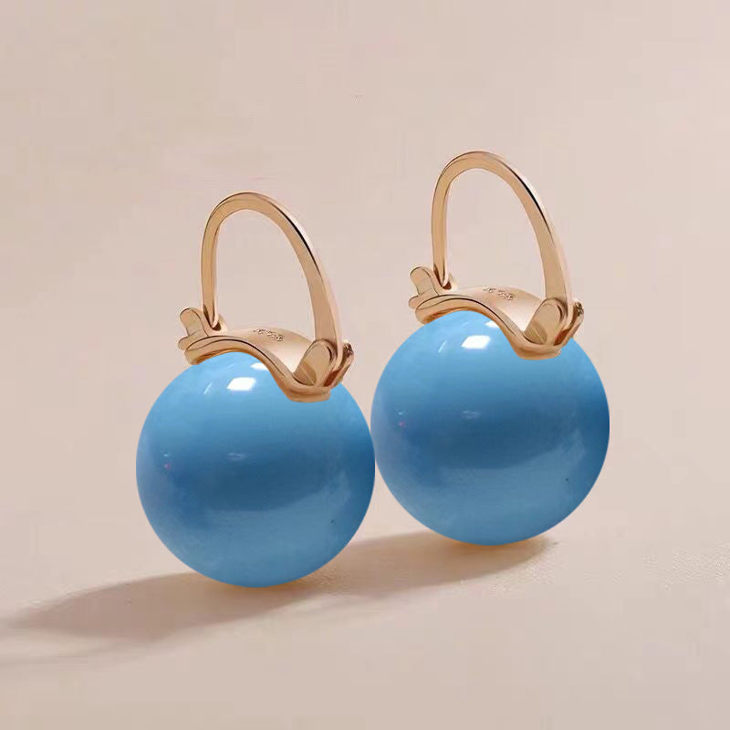 Shell Pearl Parvenu Gold Imitation White Rings