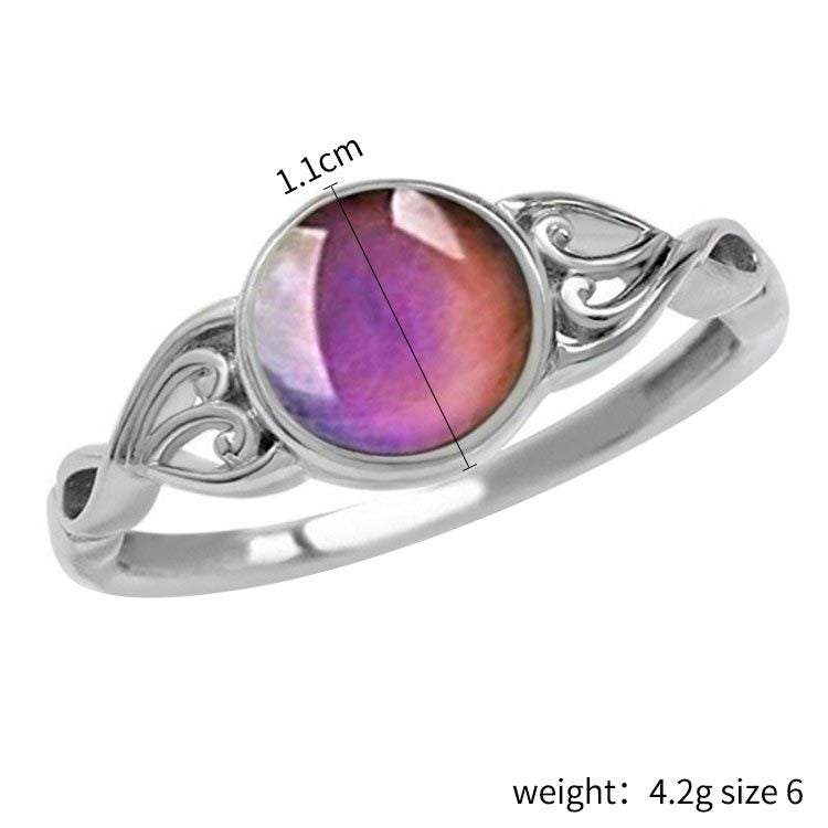 Fashion Creative Stone Gem Simple Temperament Rings