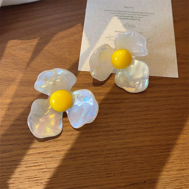 Style Fresh Magic Beads Bright Flower Fashionable Rings