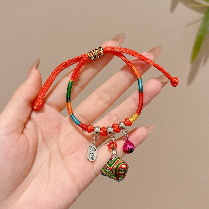 Boat Festival Carrying Strap Colorful Rope Wind Hand-woven Bracelet