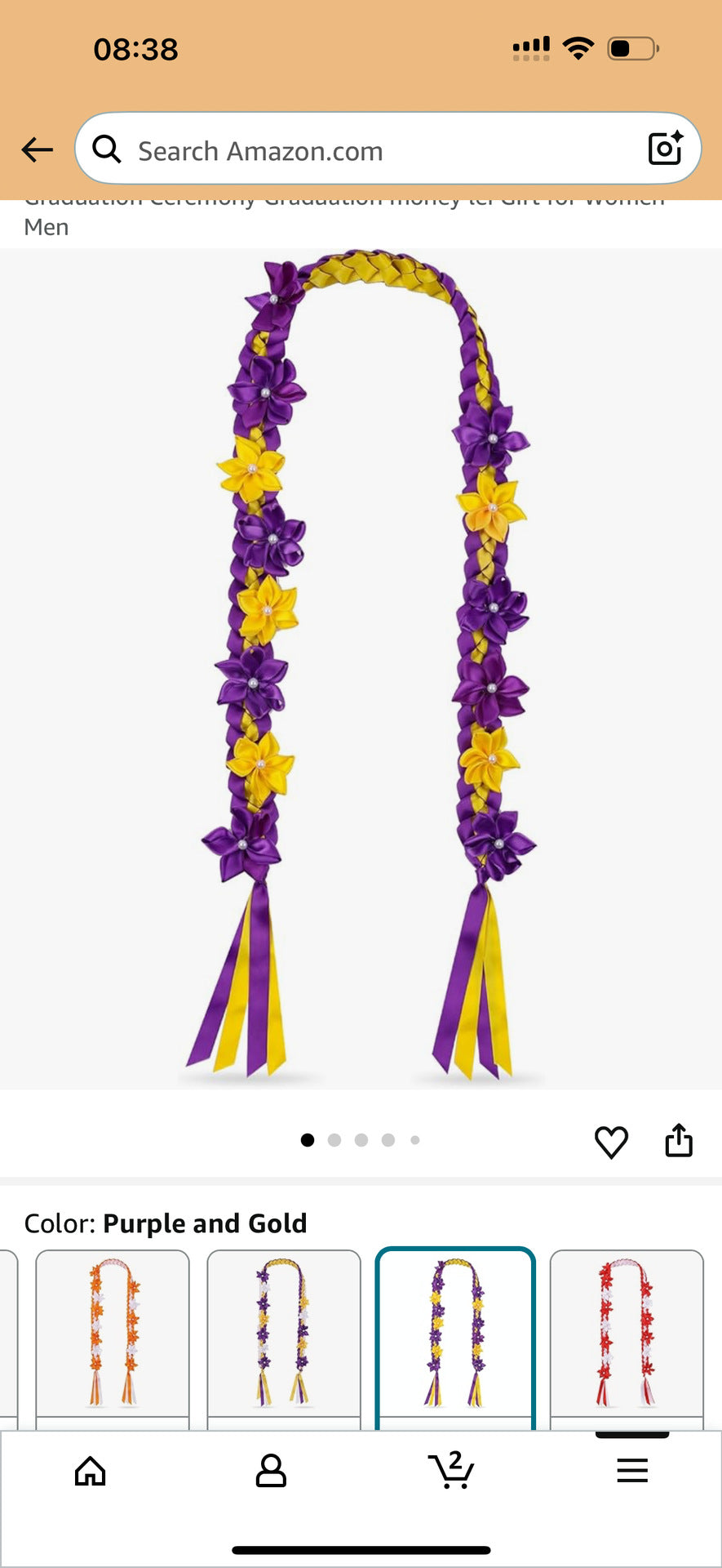 Ribbon Woven Collar Graduation Honor Two-color Ceremony Belts