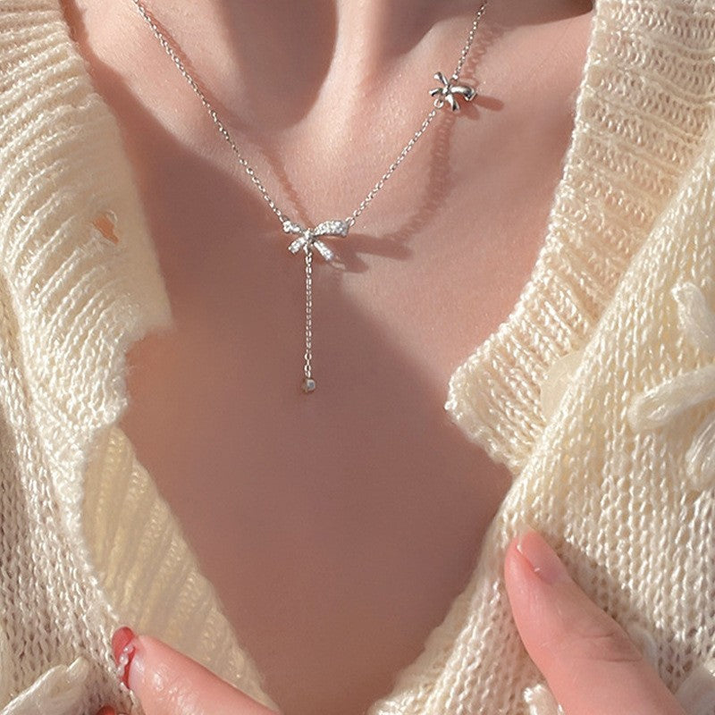 Women's High-grade Butterfly Gift For Niche Bag Light Luxury Necklaces