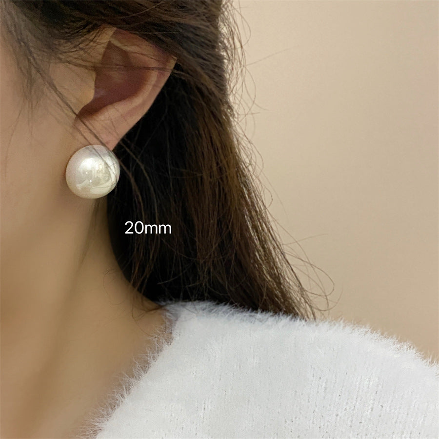 Retro Semicircle Pearl Trendy Entry Lux Elegant Earrings