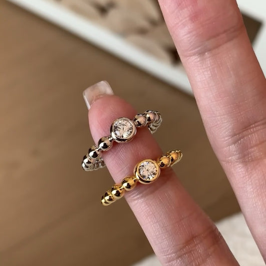Light Luxury High-grade Sterling Sier High Rings