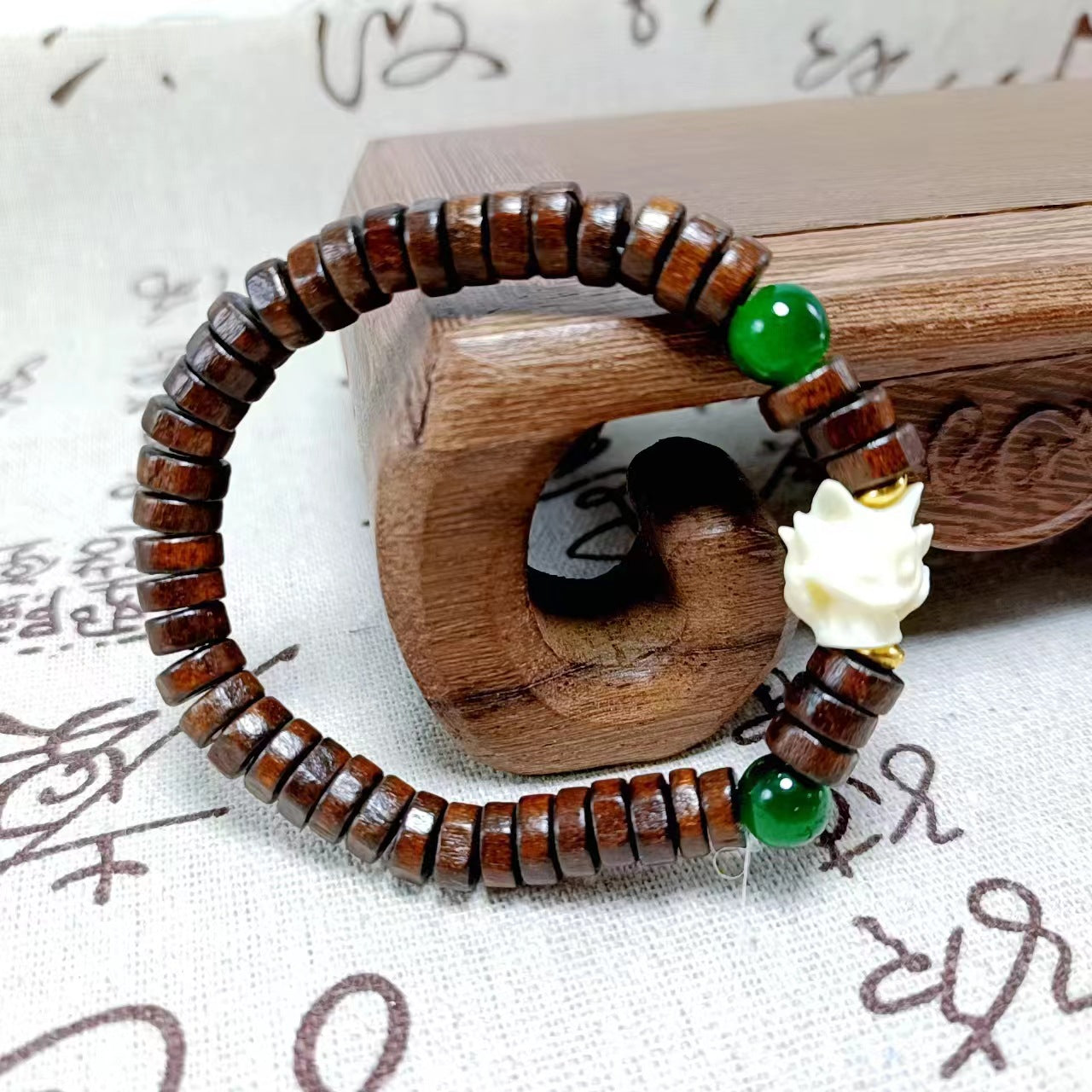 Women's & Men's King Walnut National Bodhi Cultural Artifact Prayer Beads Stall Live Bracelets
