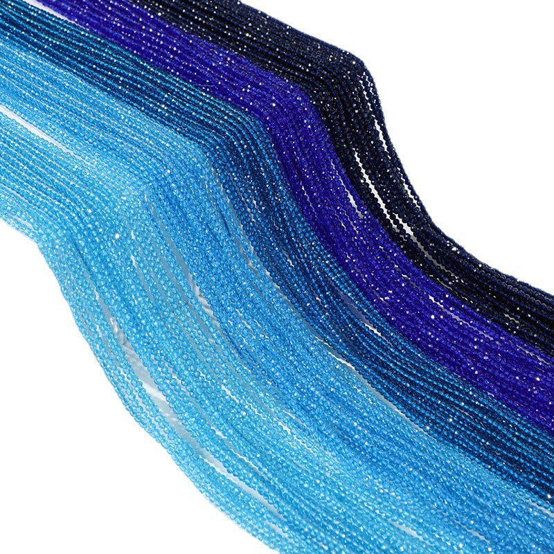 Transparent Glass Surface Cutting Beads Handmade Jewelry Accessories