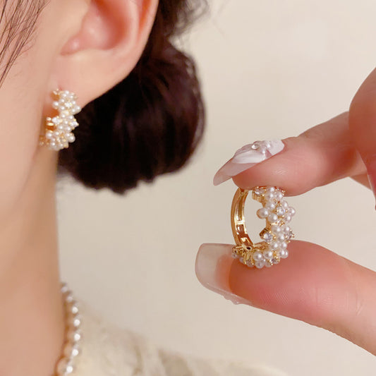Women's Pearl Clip Graceful Fashionable Exquisite Gentle High-grade Ear Buckle
