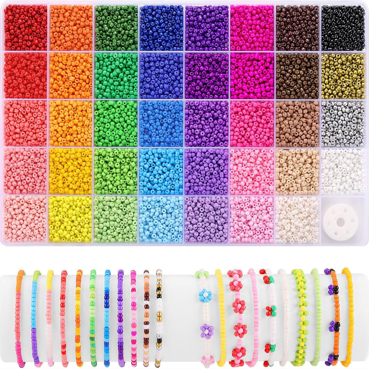 Beads Micro Glass Bead Solid Color Scattered Jewelry Accessories