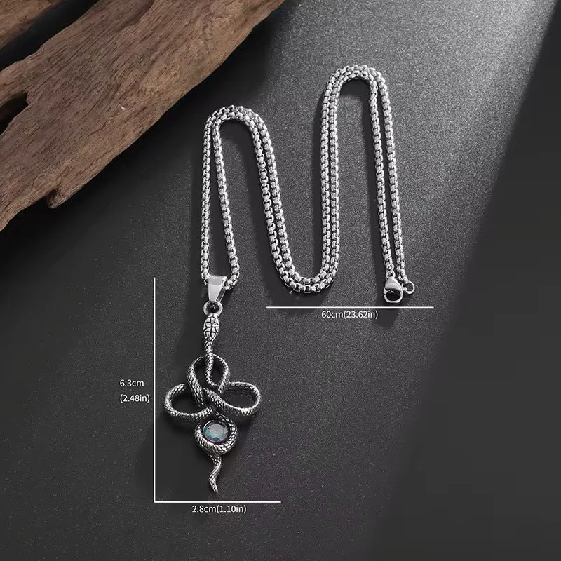 Punk Star Bone Saturn Halo Hipster With Personality Fashion Skull Pendants
