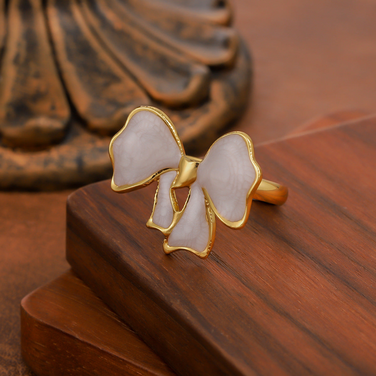 Stainless Steel Enamel Drop Oil Elegant High Sense Design Rings