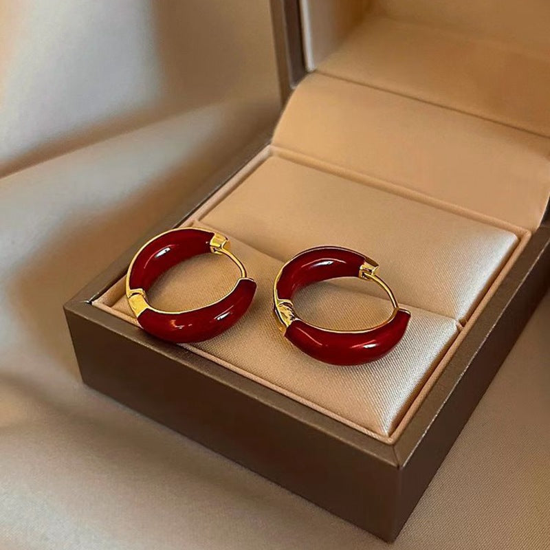 Dripping Irregular Clip Simple Niche Design Personalized Rings