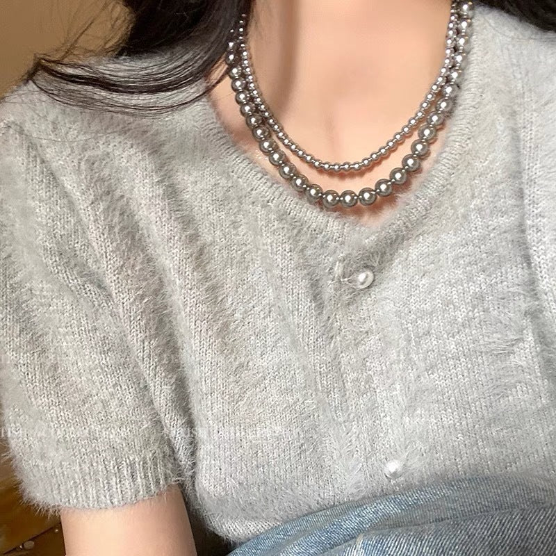 Pearl Short Light Luxury Minority Clavicle Necklaces