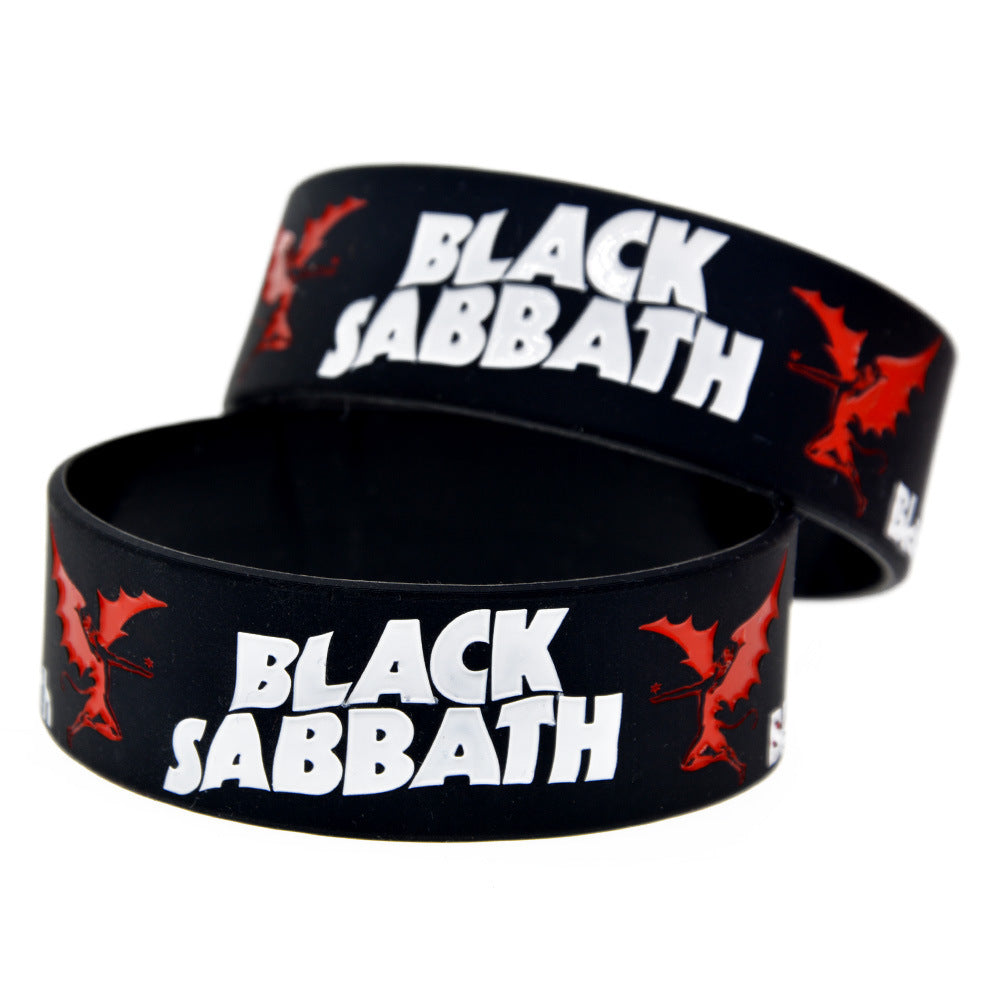 Silicone Fashion Music Hand Strap Trendy Hip Hop Bracelet