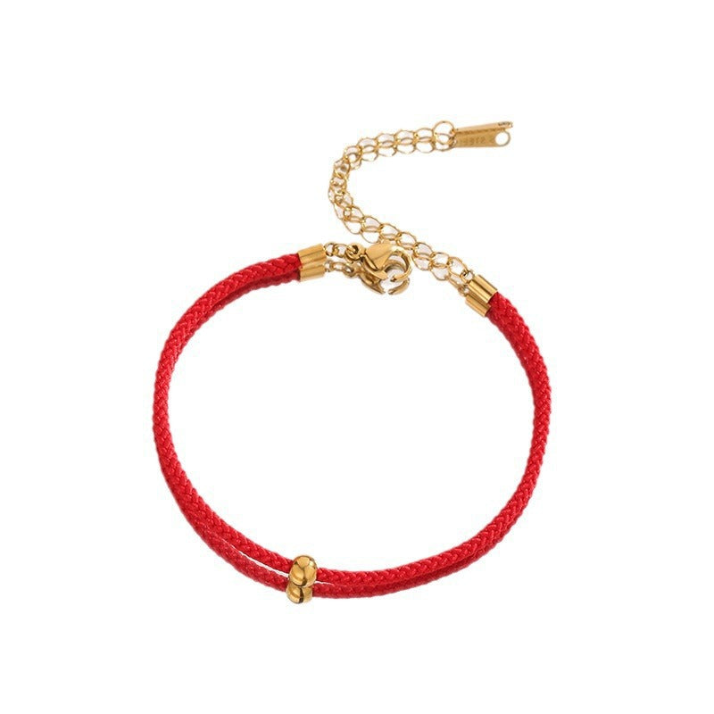 Women's Commuter Titanium Steel Light Luxury Couple Bracelets