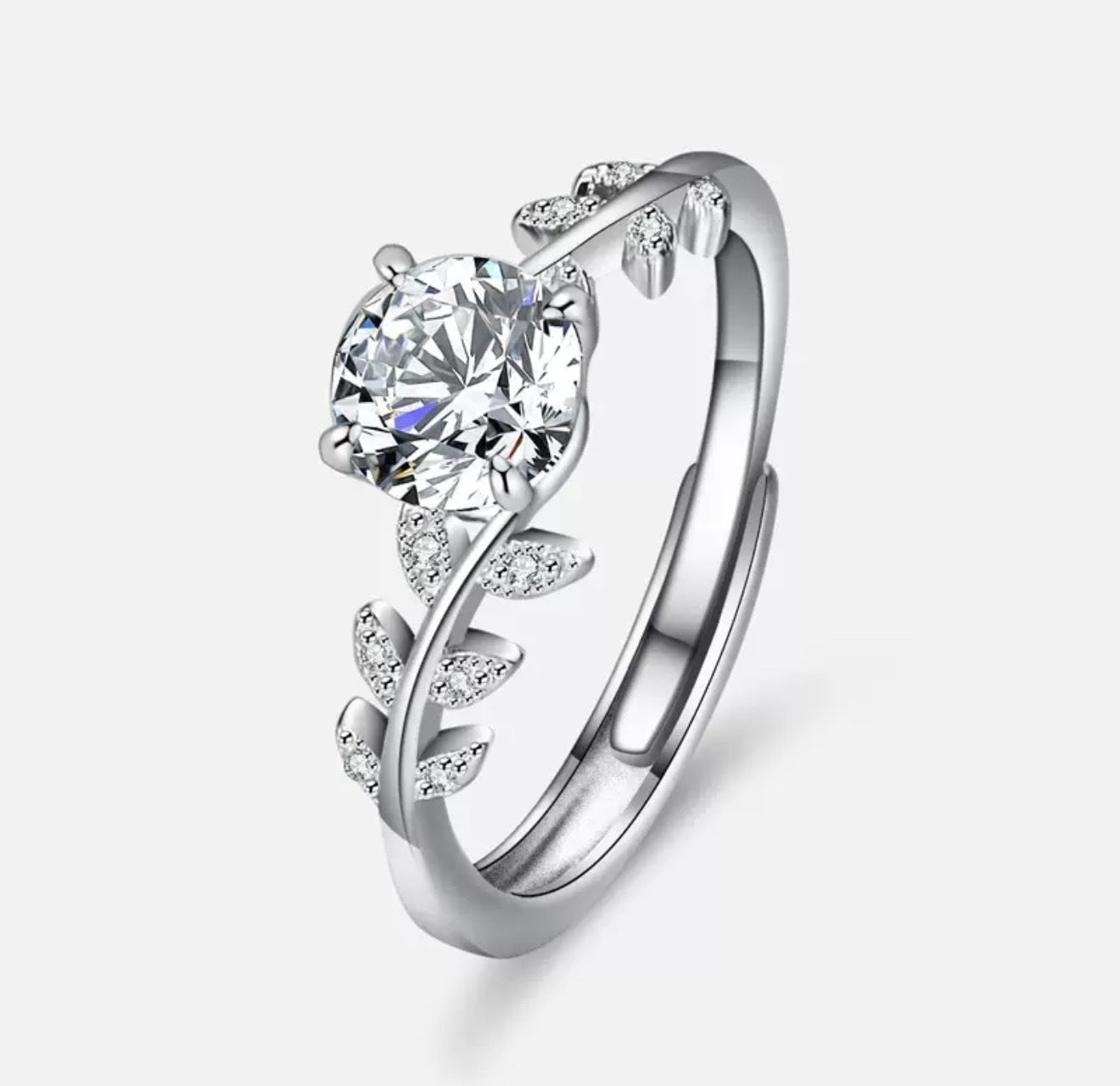 Women's Wind Moon Osmanthus Zircon Niche Sweet Elegant High Sense Opening Rings