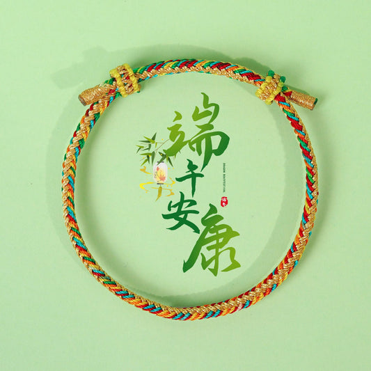 Boat Festival Colorful Rope Hand-woven Adult Carrying Bracelet