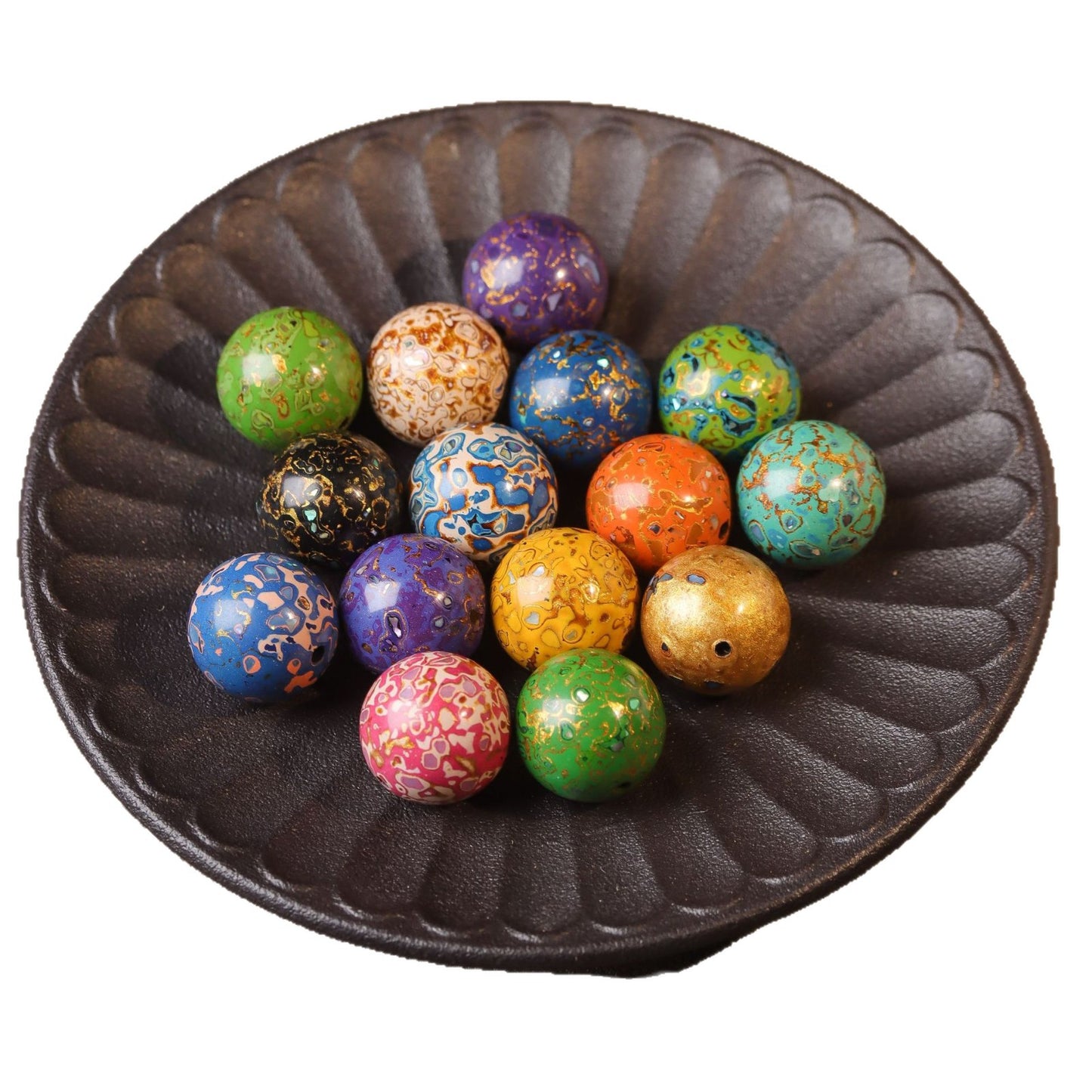 Paint Beads Wooden Beaded Screw Craft Color Amusement Bracelets