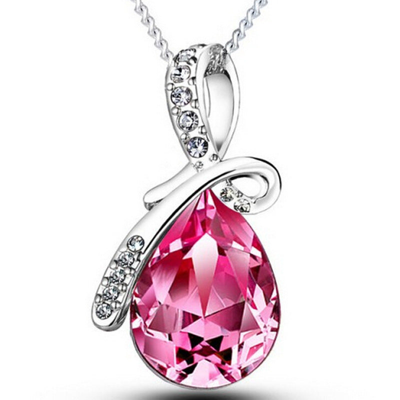 Clavicle Chain Angels Cry Water Drop Exquisite Necklace