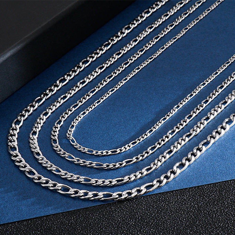 Women's & Men's Simple Fashion Popular Titanium Steel Mother Necklace