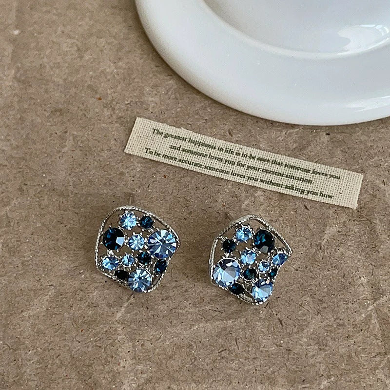 Women's Zircon Hollow Geometric Metal For Simple Fashion Trend Commuting Rings
