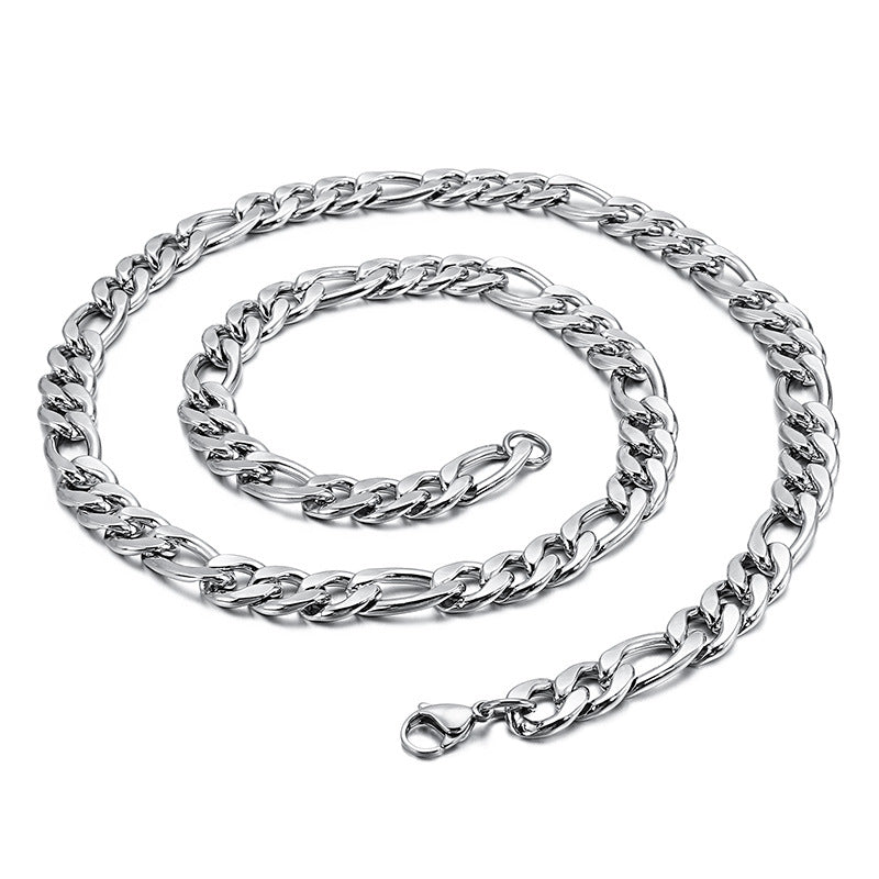 Women's & Men's Simple Fashion Popular Titanium Steel Mother Necklace