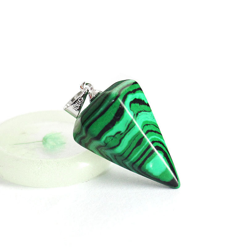 Prism Smart Pendulum Faceted Natural Stone Pendants