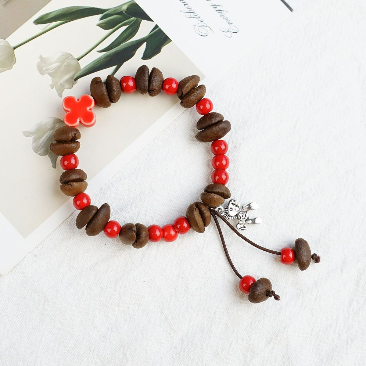 Women's Ceramic Beaded Fresh Antique Ethnic Style Simple For Summer Bracelets