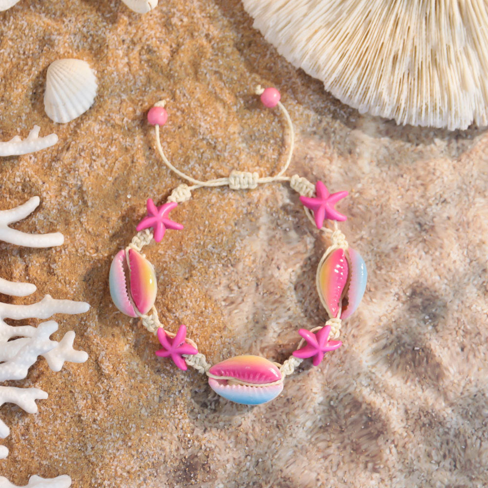 Holiday Ocean Style Cartoon Shell Design Starfish Necklaces