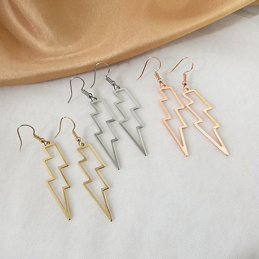 Women's Geometric Lightning For Temperamental Popular Fashion Earrings