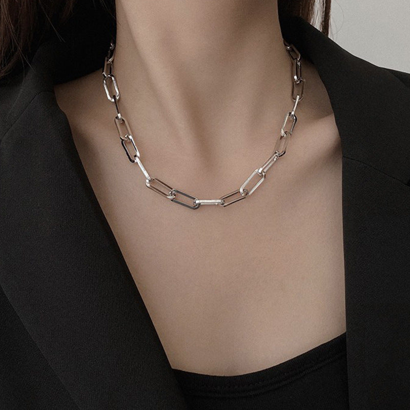 Women's Steel Sweater For Niche Design Trendy Necklaces