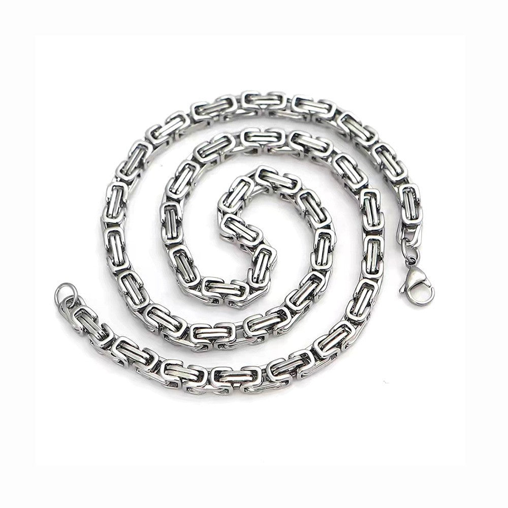 Men's Stainless Steel Emperor Chain Fashion Sweater Exquisite Necklaces