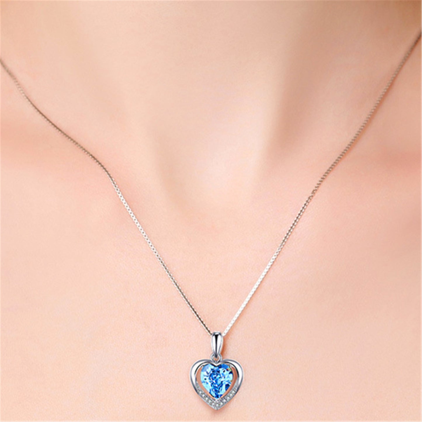 Heart Of The Ocean Luxury Clavicle Pendants