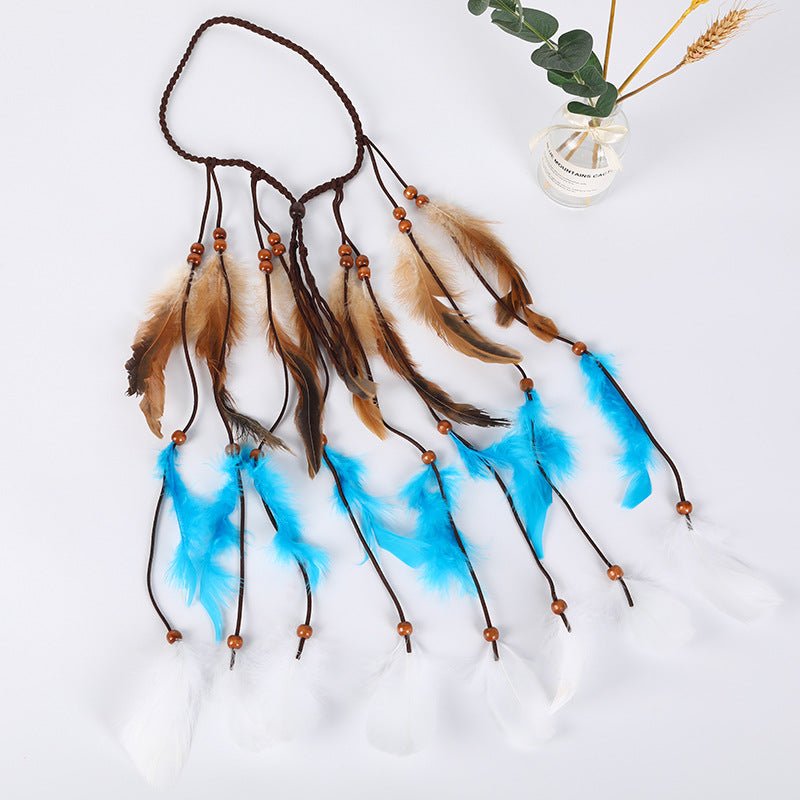 Hair Band Spark Piece Headdress Seaside Earrings