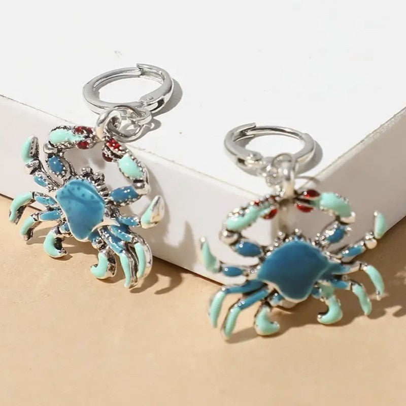 Style Dripping Crab Female Fashion Creative Rings