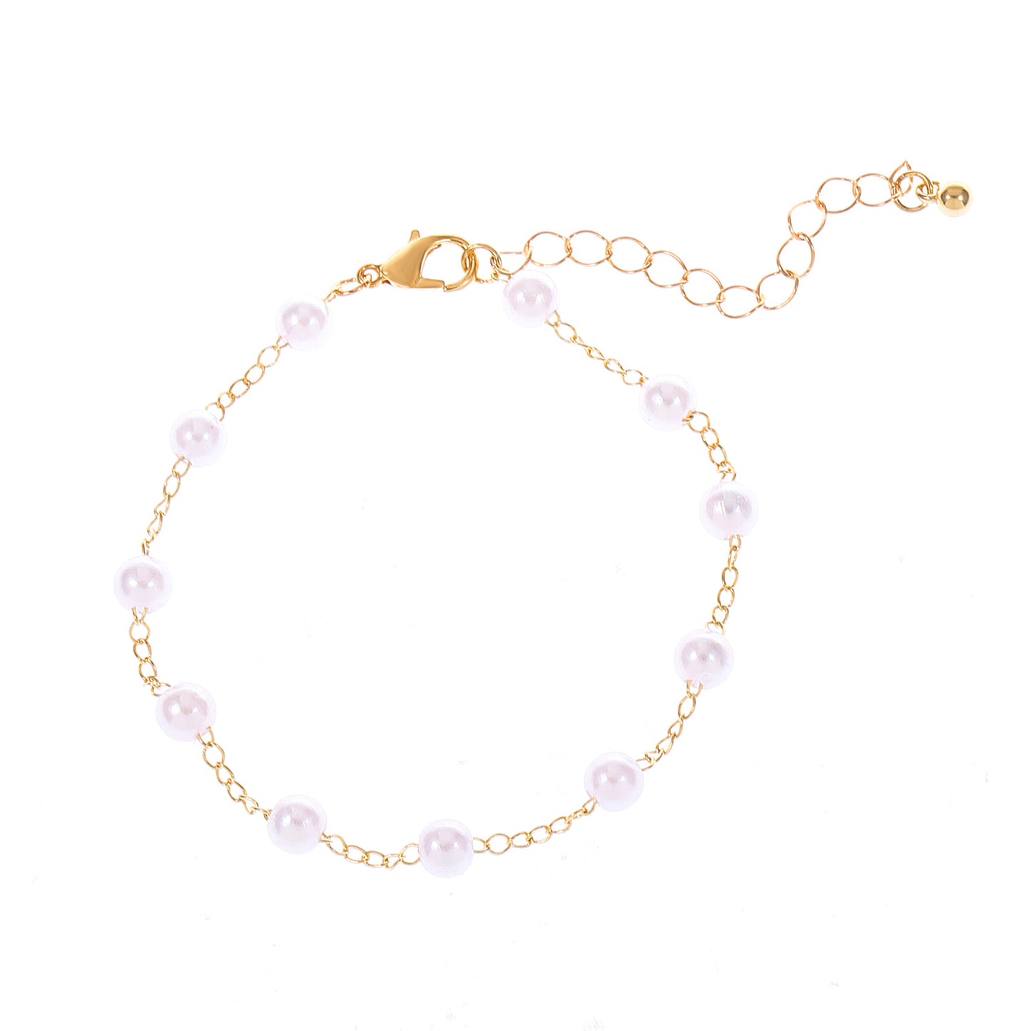 Diamond Bee Pearl Female French Entry Lux Bracelets