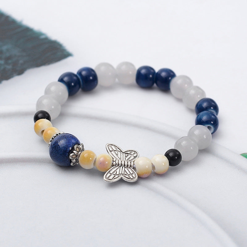 Retro Ethnic Style Niche Ceramic Female Bracelet